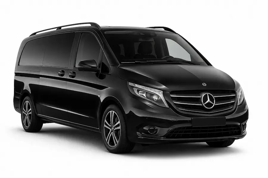 black mercedes van